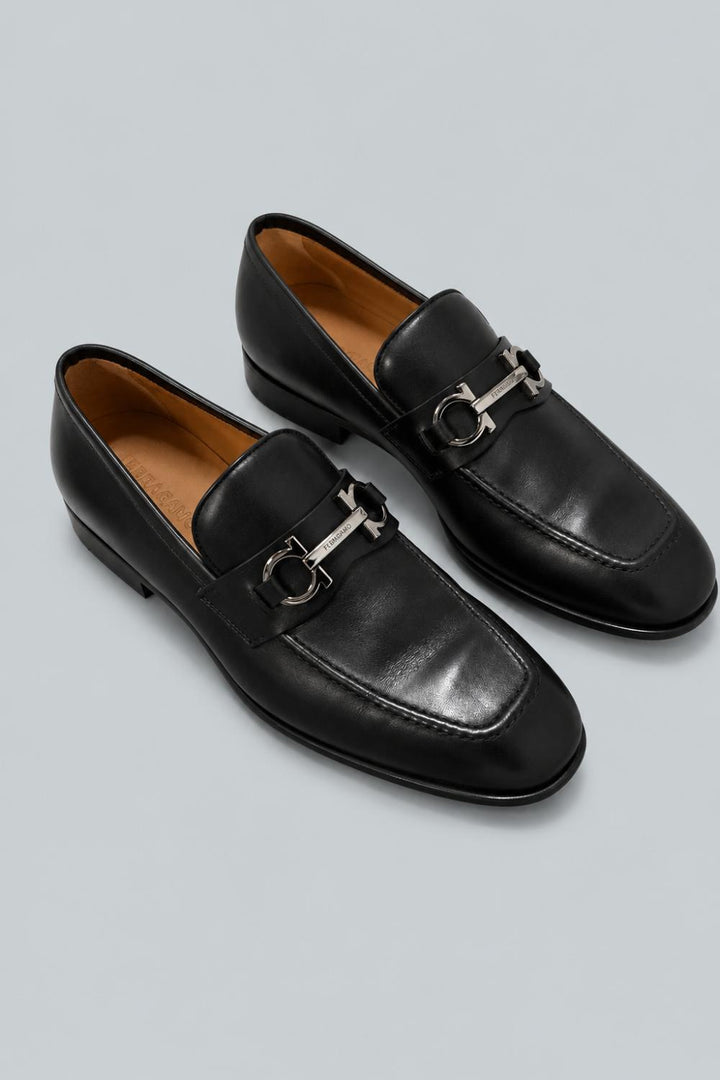 Men’s Foster Leather Loafers - Black - Loafers