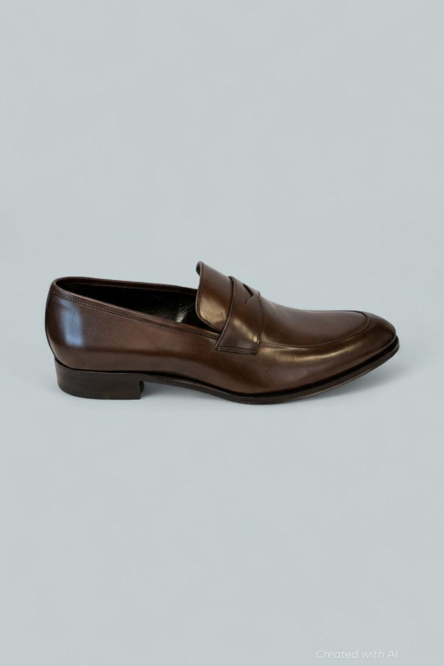 Mens Francis Penny Loafers Exclusive - Burnished Brown - Loafers