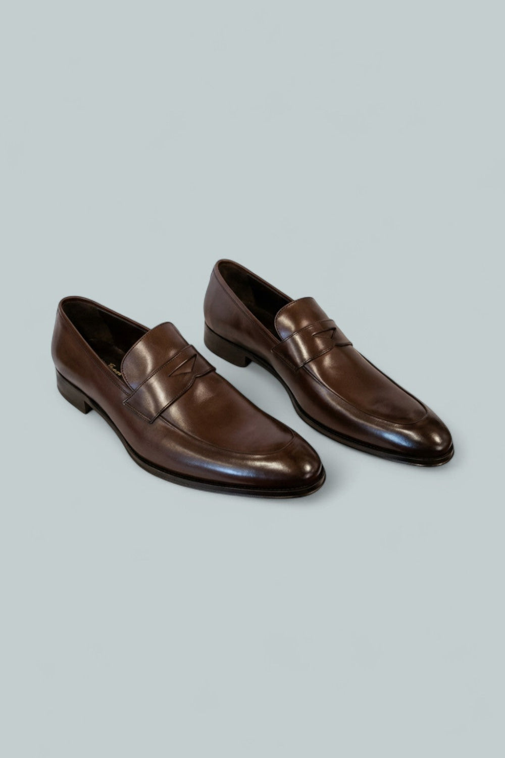 Mens Francis Penny Loafers Exclusive - Burnished Brown - Loafers