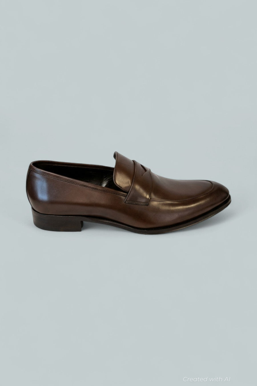 Mens Francis Penny Loafers Exclusive - Burnished Brown - Loafers