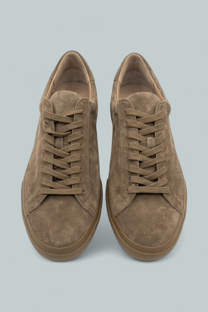 Men’s Fulton Leather Lace-Up Sneakers - Flint - 10.5 - Sneaker