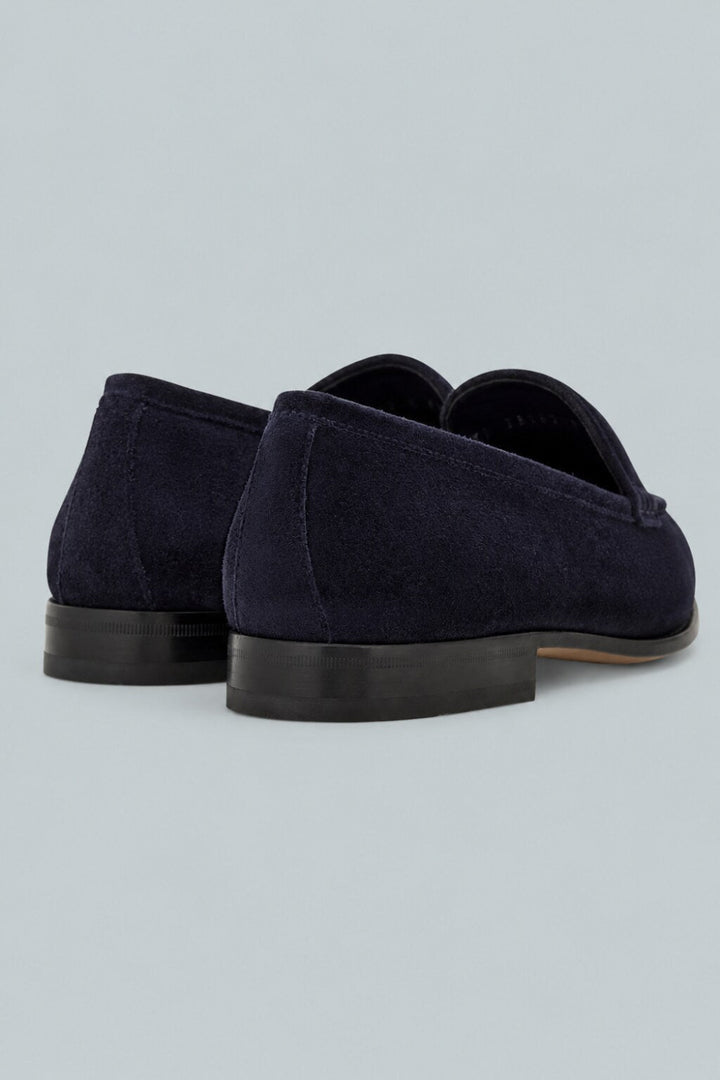 Men’s Gancini Suede Loafers - Navy - Loafers