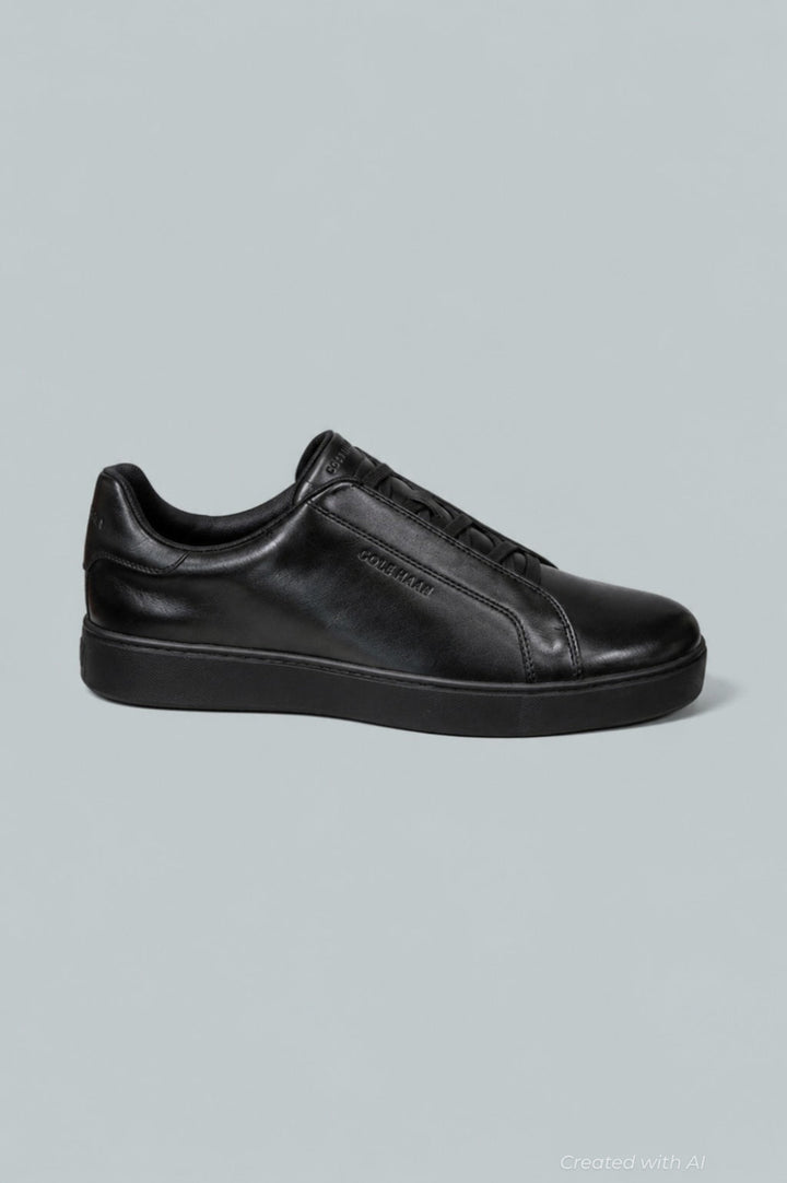 Men’s GrandPr Luxe Slip-On Sneakers - Black/Black - 10 - Sneaker