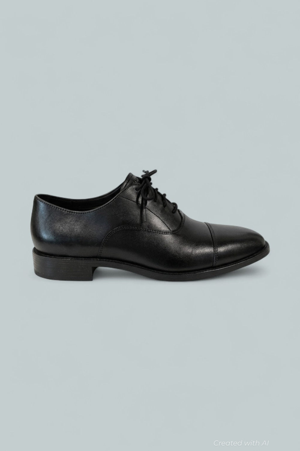 Men’s Hawthorne Lace Up Cap Toe Oxford Dress Shoes - Black - 9 - Oxford
