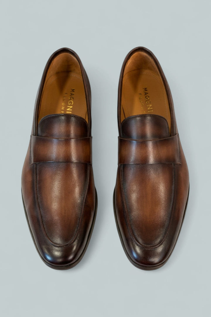 Men’s Heros Apron Toe Loafers Exclusive - Brown - 11.5 - Loafers