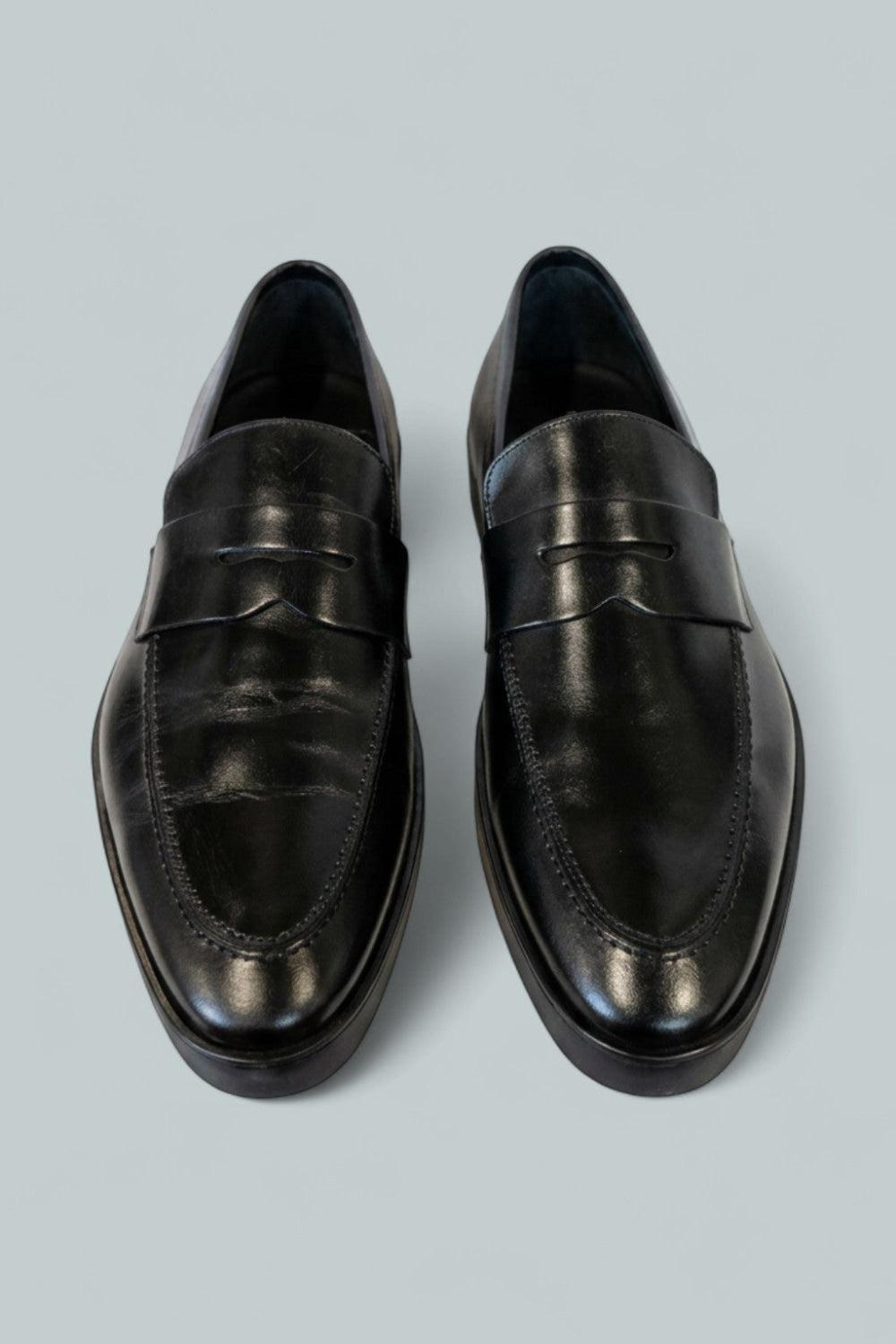 Men’s Hybrid Penny Loafers - Black - 10 - Loafers