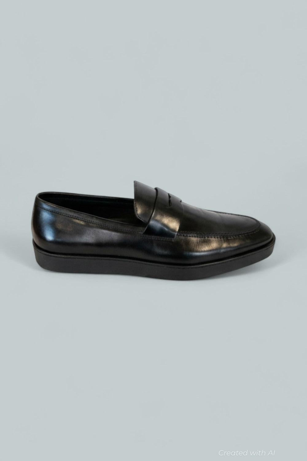 Men’s Hybrid Penny Loafers - Black - 10 - Loafers