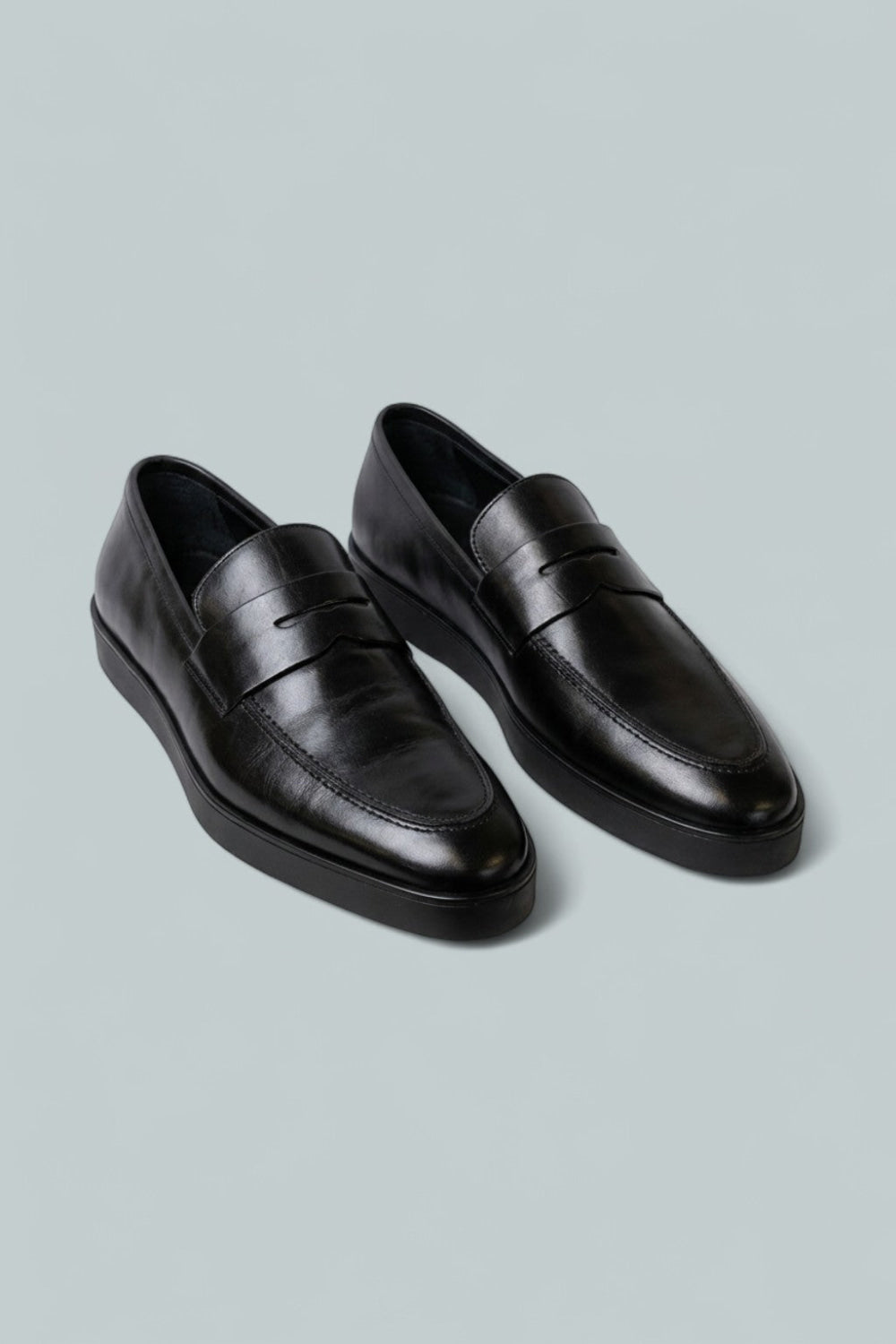 Men’s Hybrid Penny Loafers - Black - 10 - Loafers