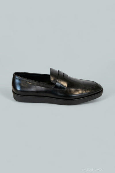 Men’s Hybrid Penny Loafers - Black - 10 - Loafers