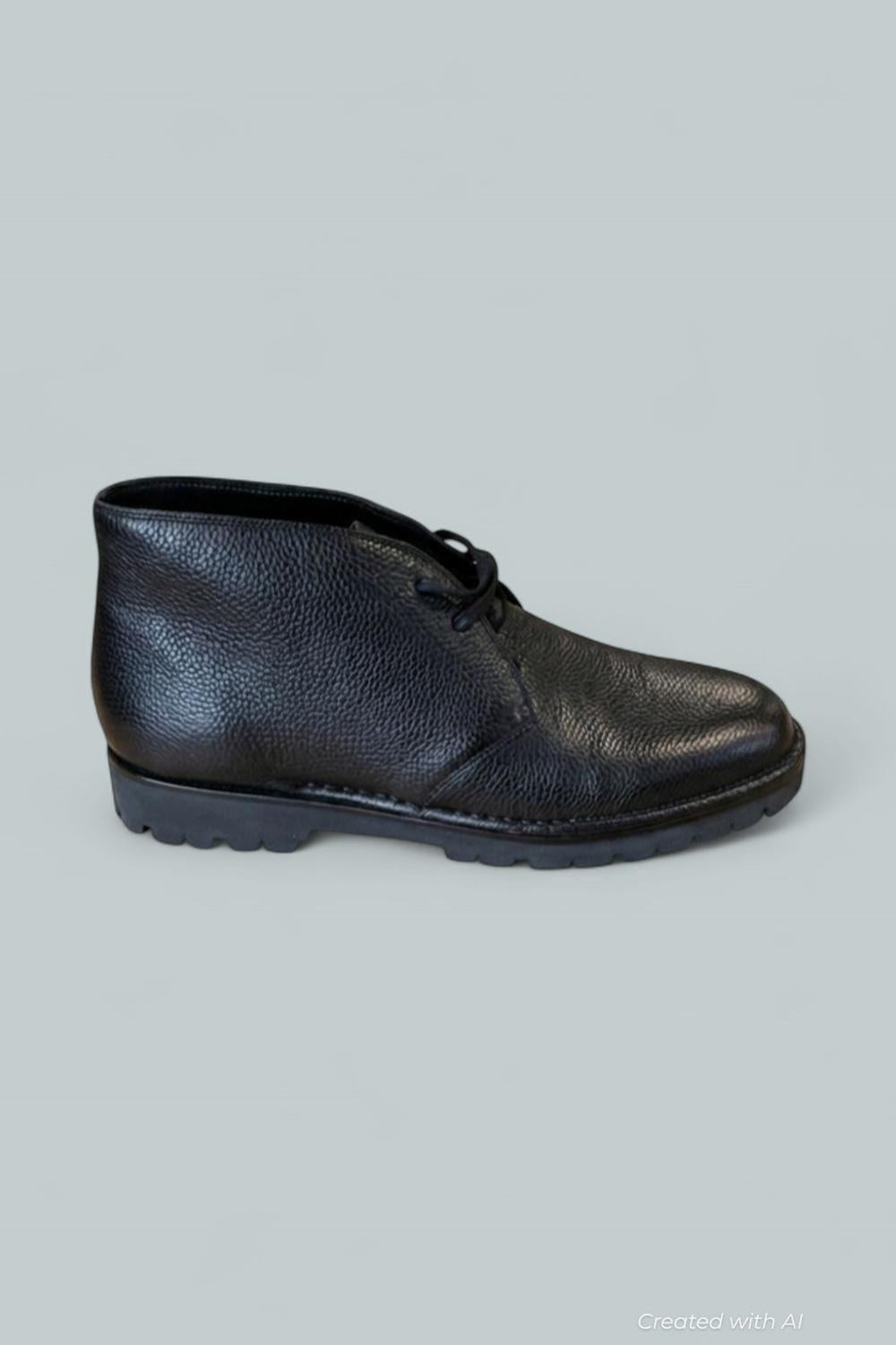 Men’s Jerome Lace Up Desert Boot - Black - 10.5 - Boots