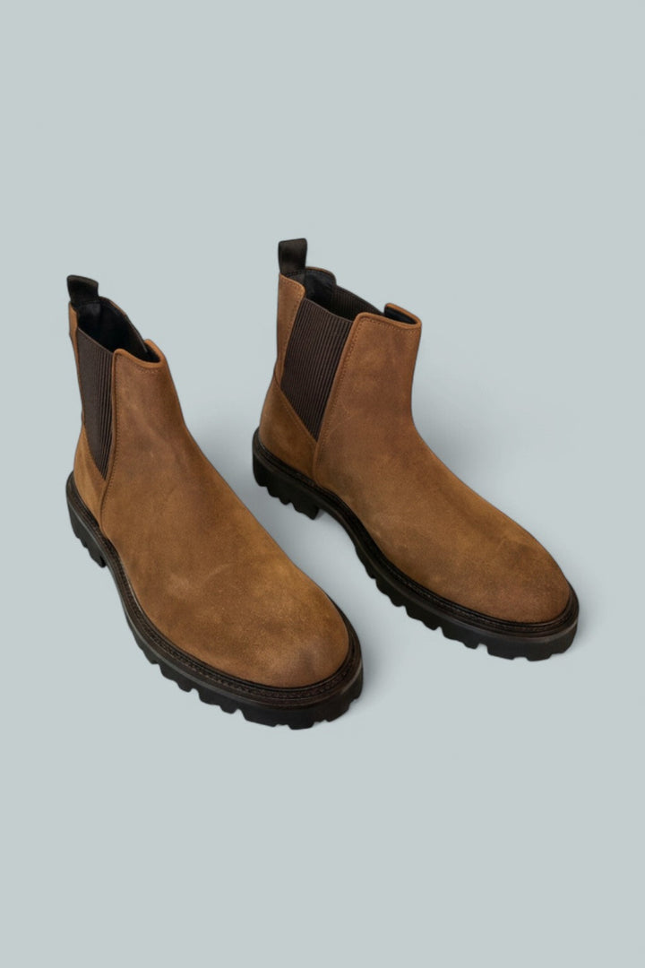 Men’s Julyo Chelsea Boots - Brown Suede - Boots