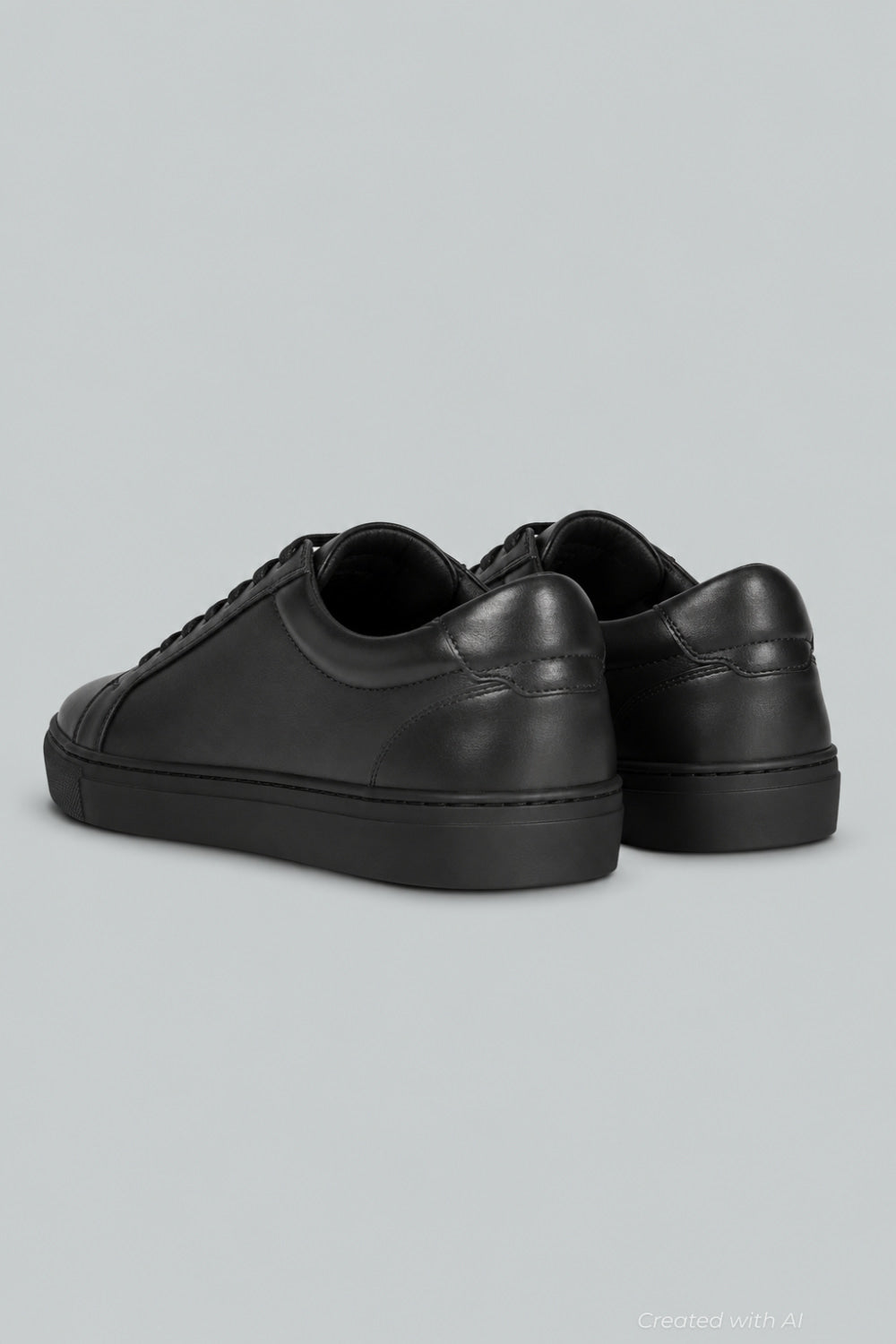 Men’s Lace Up Sneakers Exclusive - Black - 8 - Sneaker