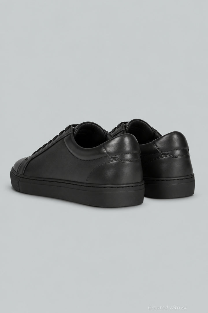 Men’s Lace Up Sneakers Exclusive - Black - 8 - Sneaker