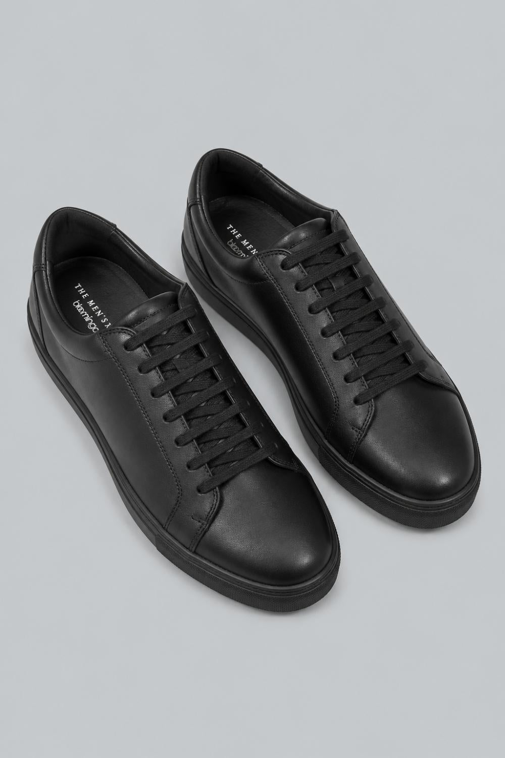 Men’s Lace Up Sneakers Exclusive - Black - 8 - Sneaker