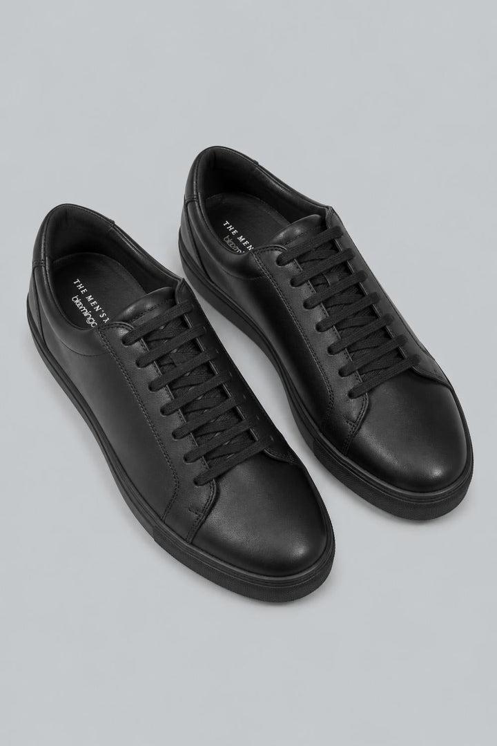 Men’s Lace Up Sneakers Exclusive - Black - 8 - Sneaker