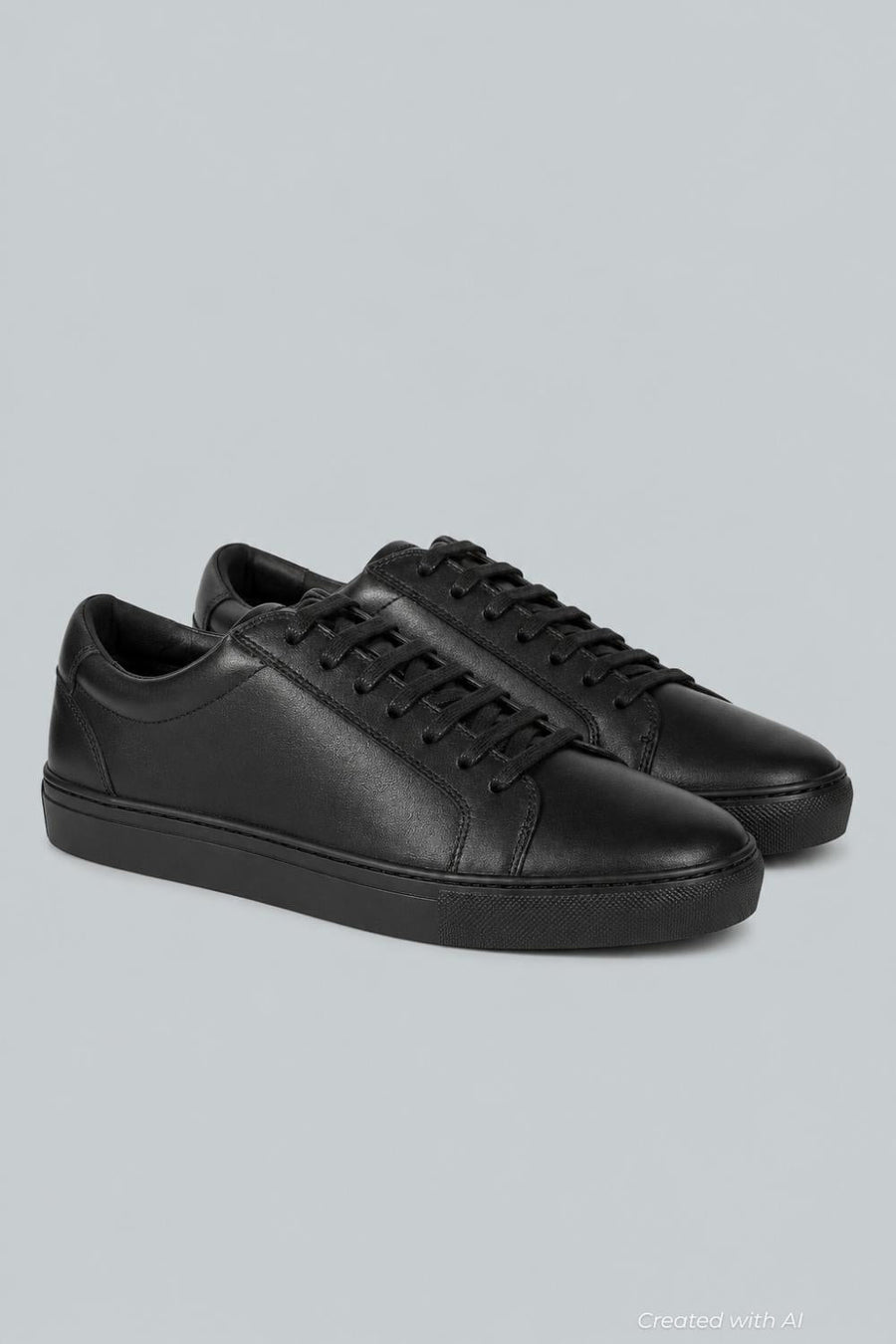 Men’s Lace Up Sneakers Exclusive - Black - 8 - Sneaker