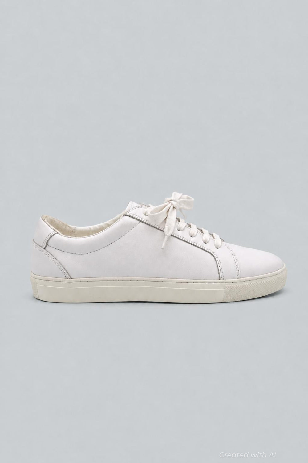 Men’s Lace Up Sneakers Exclusive - White - Sneaker