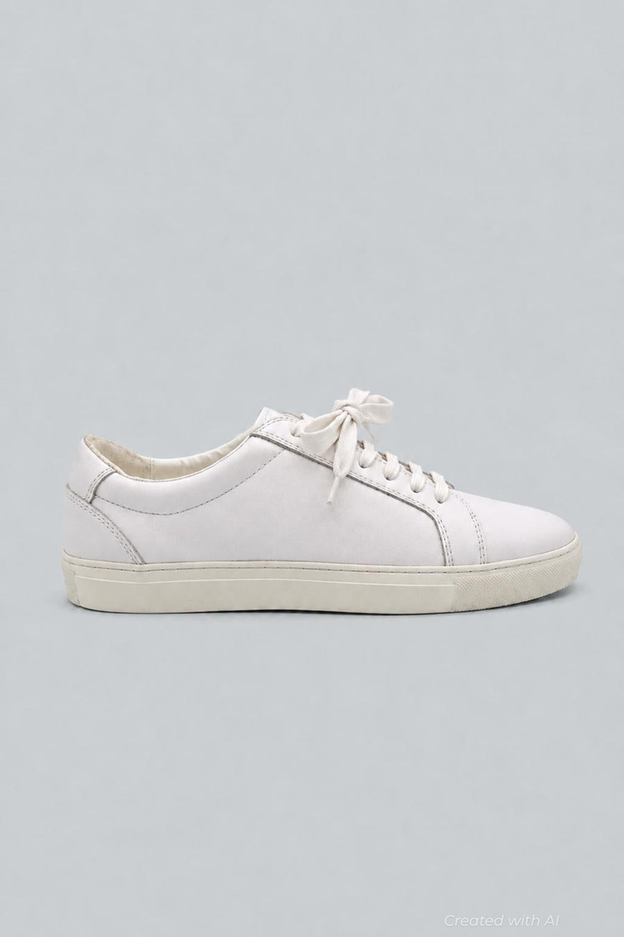 Men’s Lace Up Sneakers Exclusive - White - Sneaker