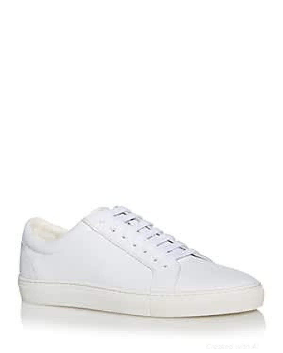 Men’s Lace Up Sneakers Exclusive - White - Sneaker