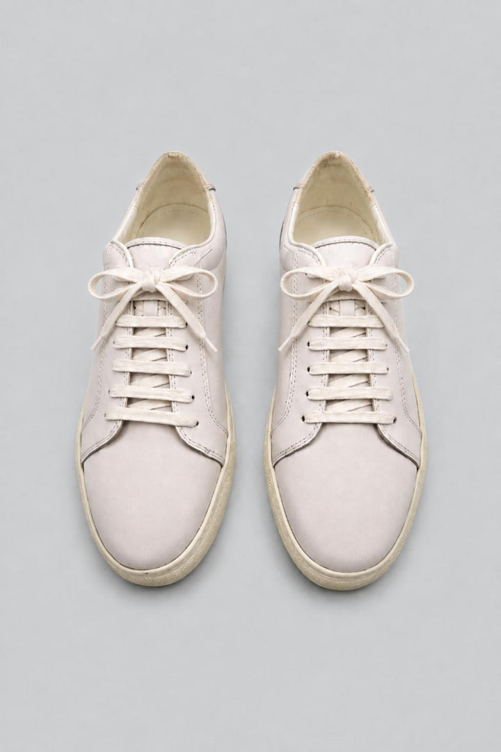 Men’s Lace Up Sneakers Exclusive - White - Sneaker