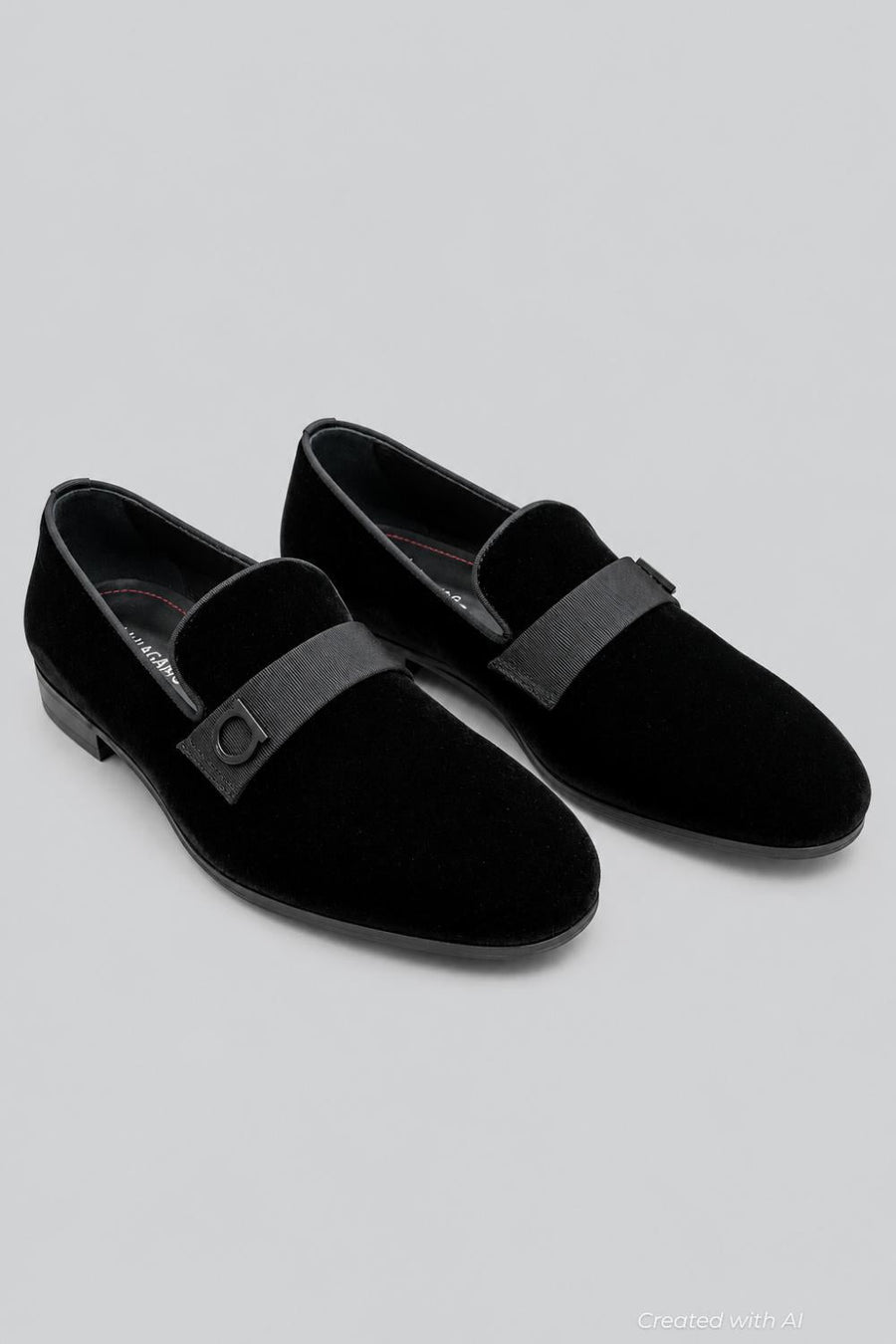 Men’s Lapo Smoking Slipper Loafers - Nero - 9 - Loafers