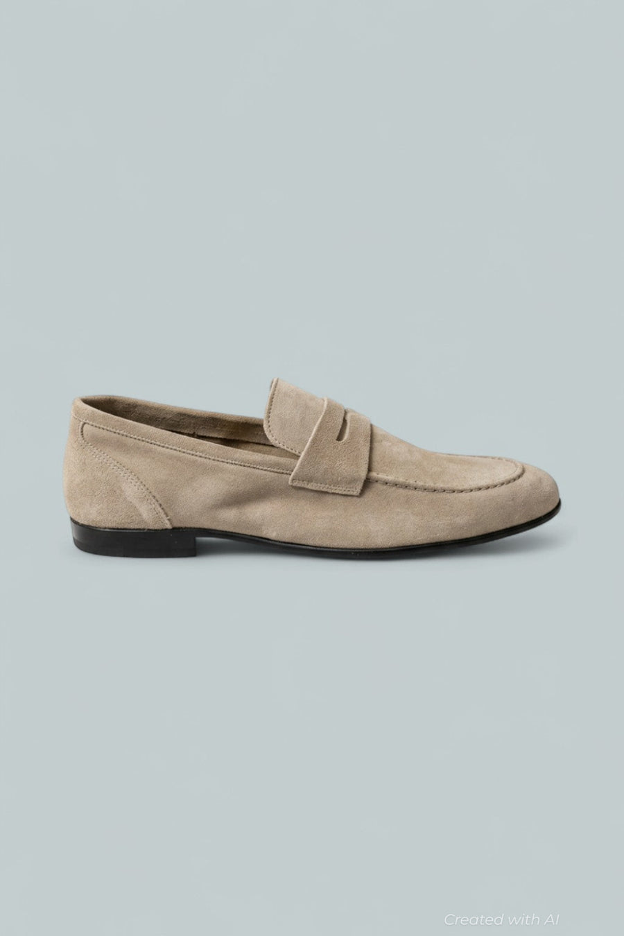 Men’s Lastra Suede Penny Loafers - Brown - EU 43 US MENS 10 D MEDIUM - Loafers