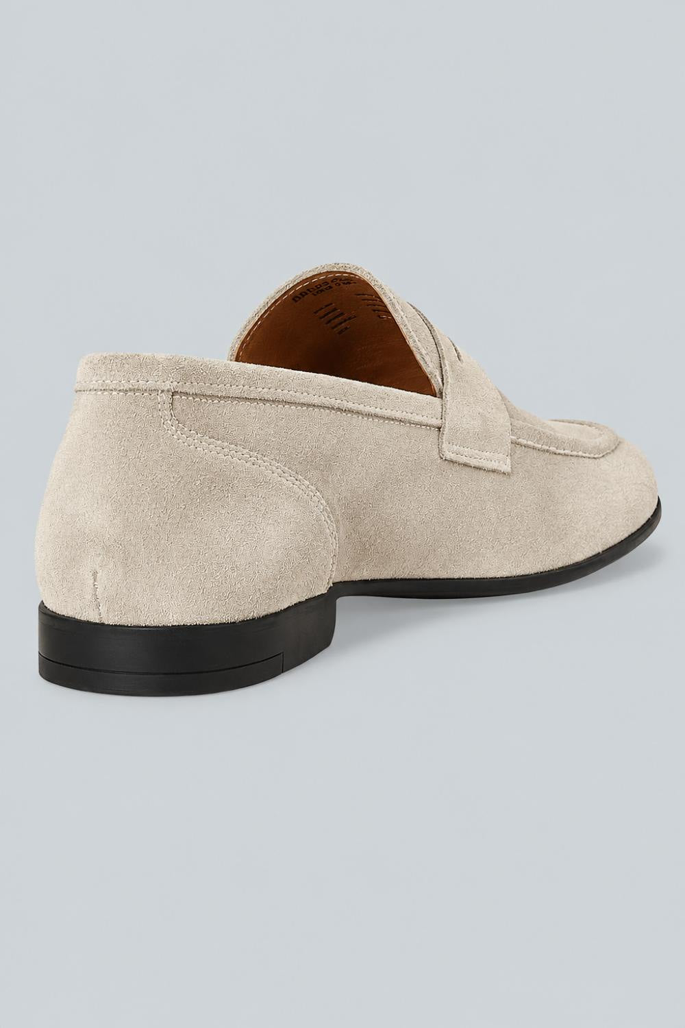 Men’s Lastra Suede Penny Loafers - Sand Suede - 9.5 - Loafers
