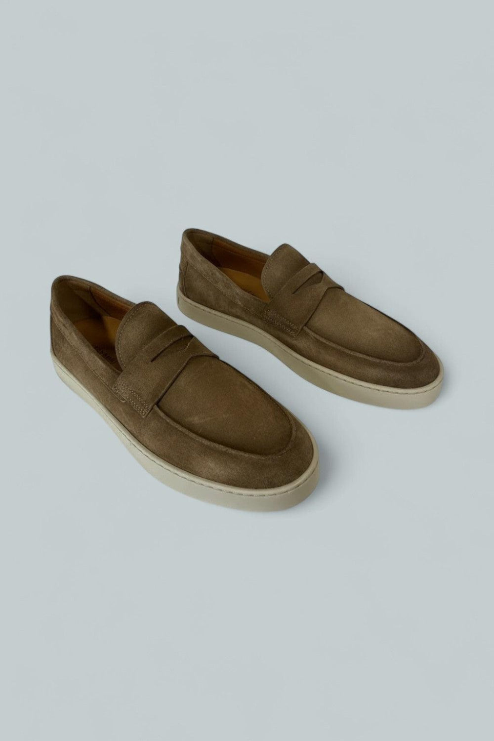 Men’s Lawford Hybrid Penny Loafers - Taupe - 9.5 - Loafers