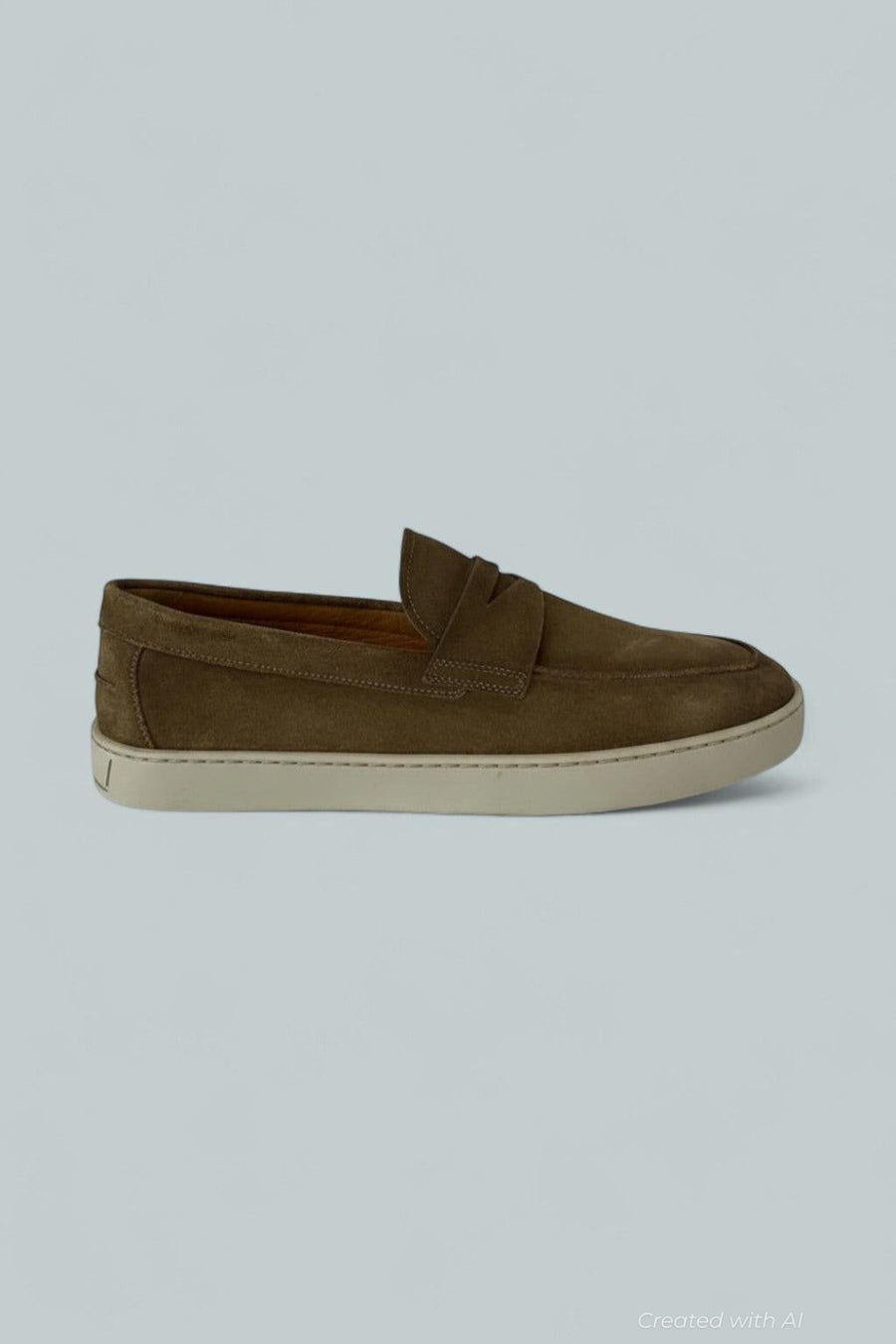 Men’s Lawford Hybrid Penny Loafers - Taupe - 9.5 - Loafers