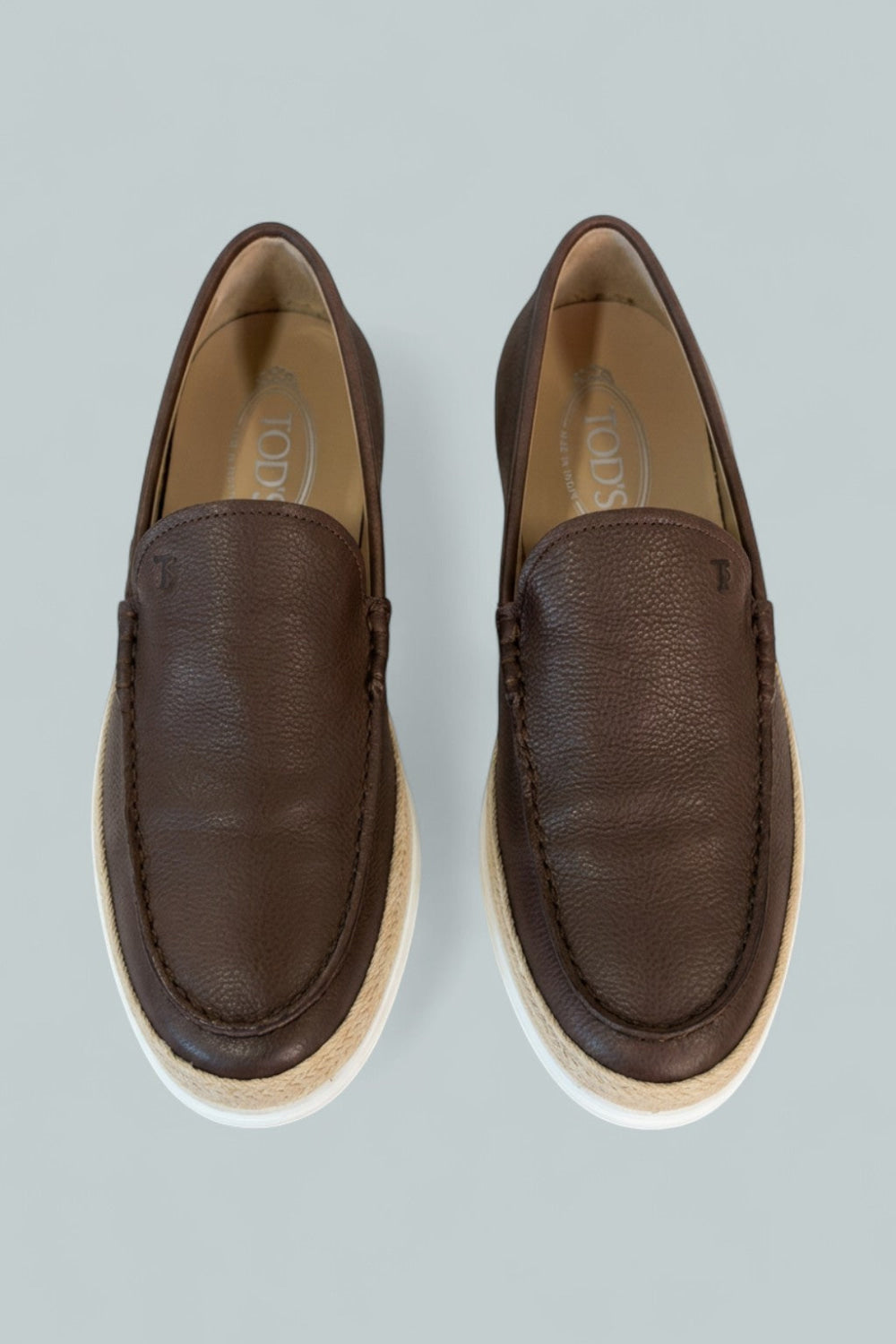 Men’s Leather Loafers - Dark Brown - 7.5UK / 9US - Loafers