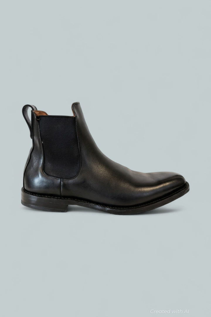 Men’s Liverpool Pull On Chelsea Boots - Black - 8.5 - Boots