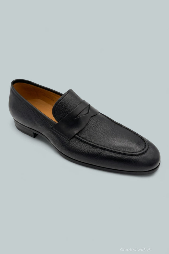 Men’s Malcolm II Penny Loafers - Black - 10 - Loafers
