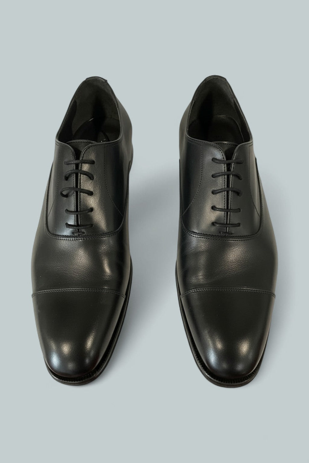 Men’s Nico Lace Up Cap Toe Oxford Dress Shoes - Black - 9.5 - Oxford