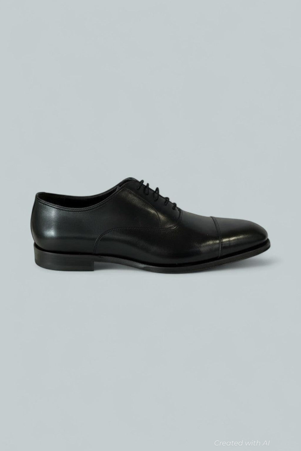 Men’s Nico Lace Up Cap Toe Oxford Dress Shoes - Black - 9.5 - Oxford