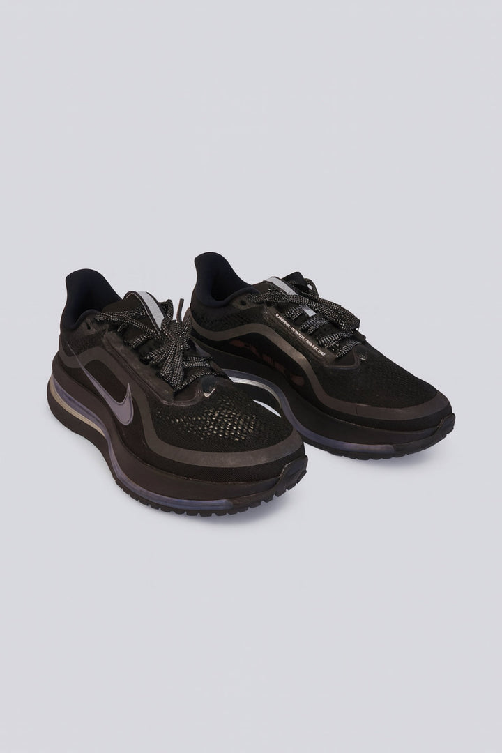 Men’s Nike Pegasus Premium Running Shoes - Black/Black/Metallic Silver - 9.5 - Sneaker
