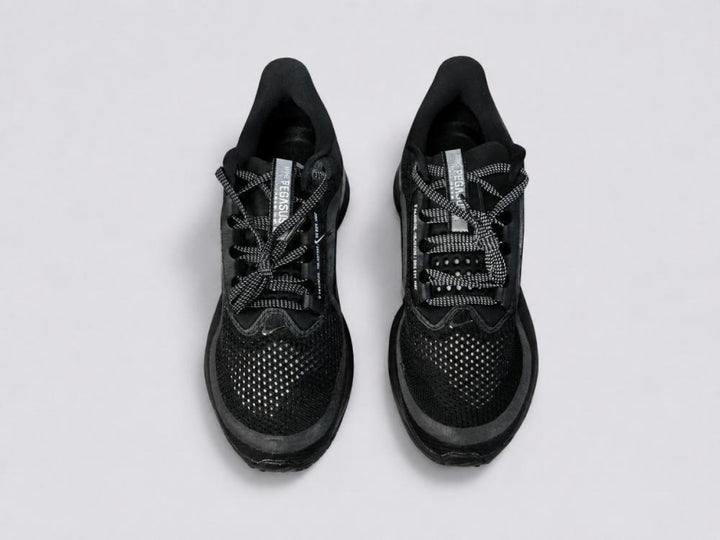 Men’s Nike Pegasus Premium Running Shoes - Black/Black/Metallic Silver - 9.5 - Sneaker