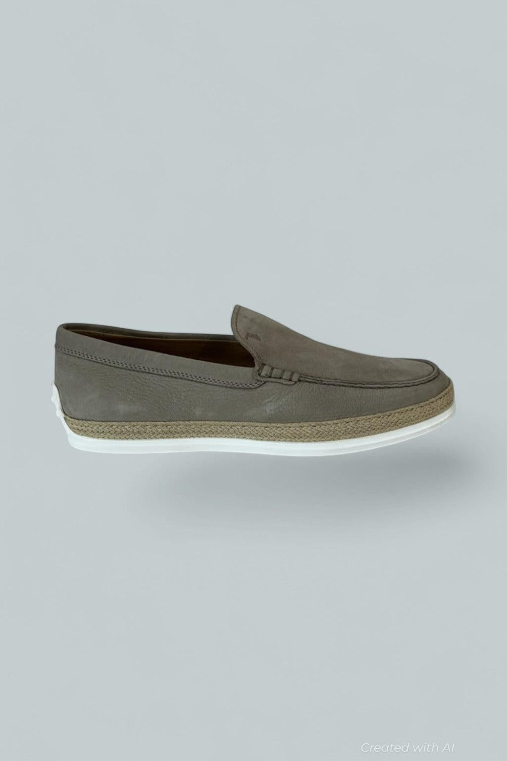 Men’s Nuova Pantofola Gommini Driver Loafers - Grey - 8.5UK / 10US - Loafers