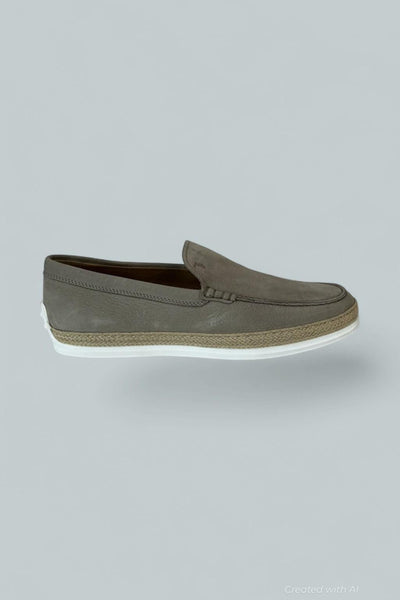 Men’s Nuova Pantofola Gommini Driver Loafers - Grey - 8.5UK / 10US - Loafers