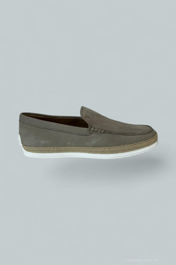 Men’s Nuova Pantofola Gommini Driver Loafers - Grey - 8.5UK / 10US - Loafers