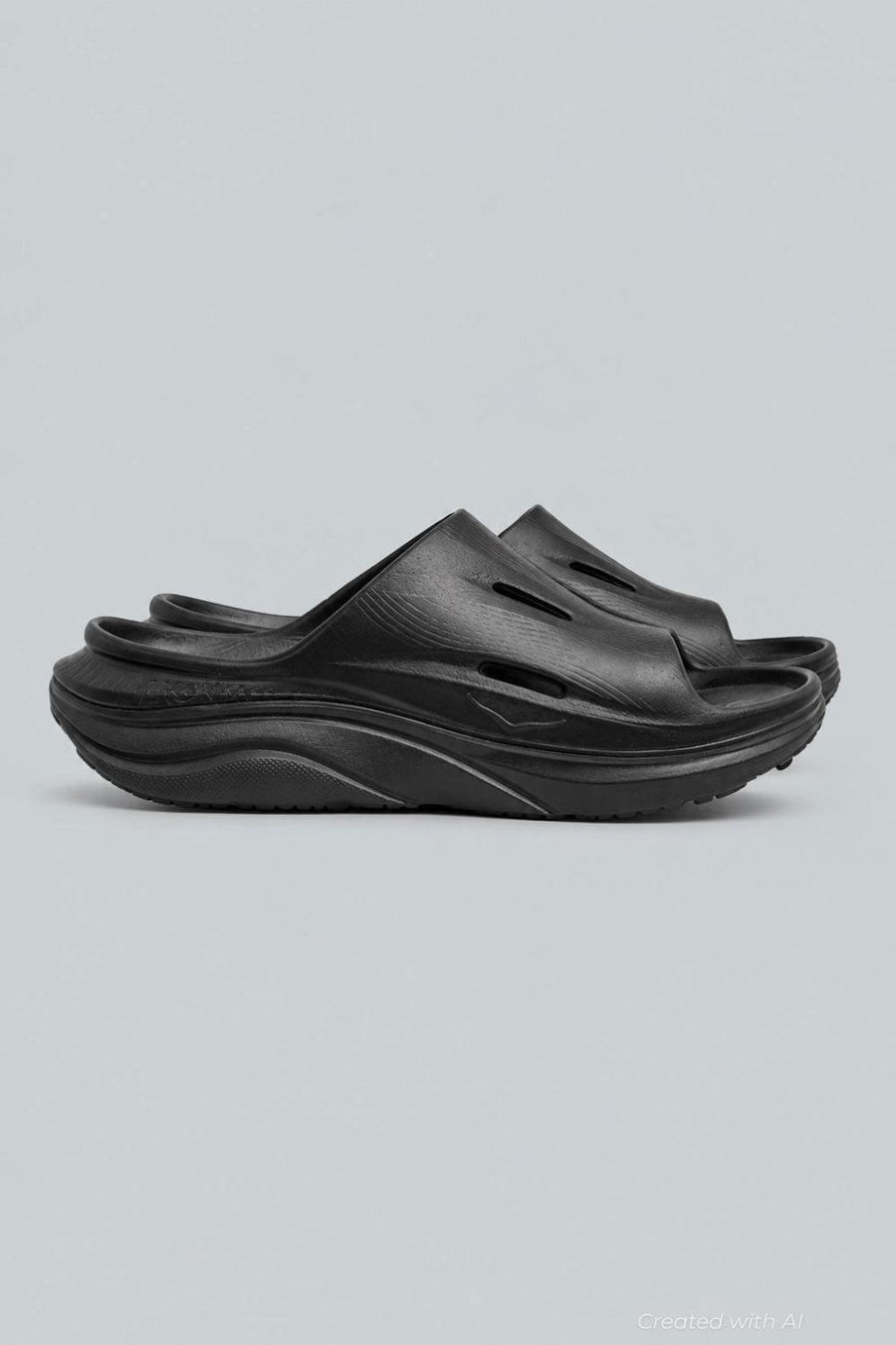Men’s Ora Slide 3 Slip On Recovery Sandals - Black/Black - 11 - Sandals