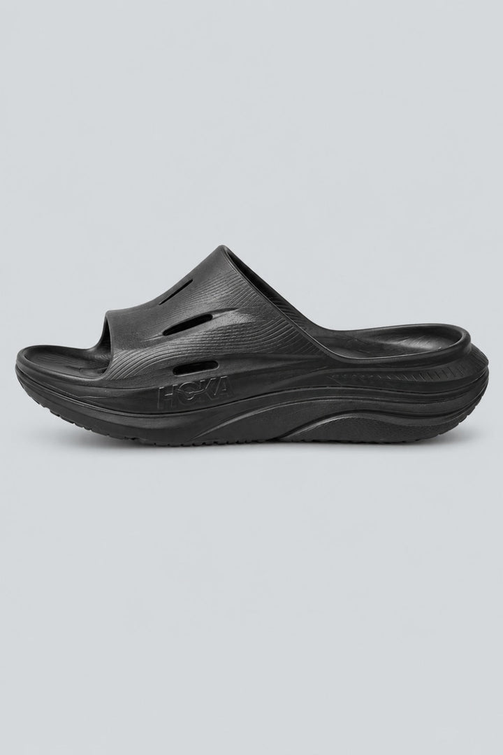 Men’s Ora Slide 3 Slip On Recovery Sandals - Black/Black - 11 - Sandals