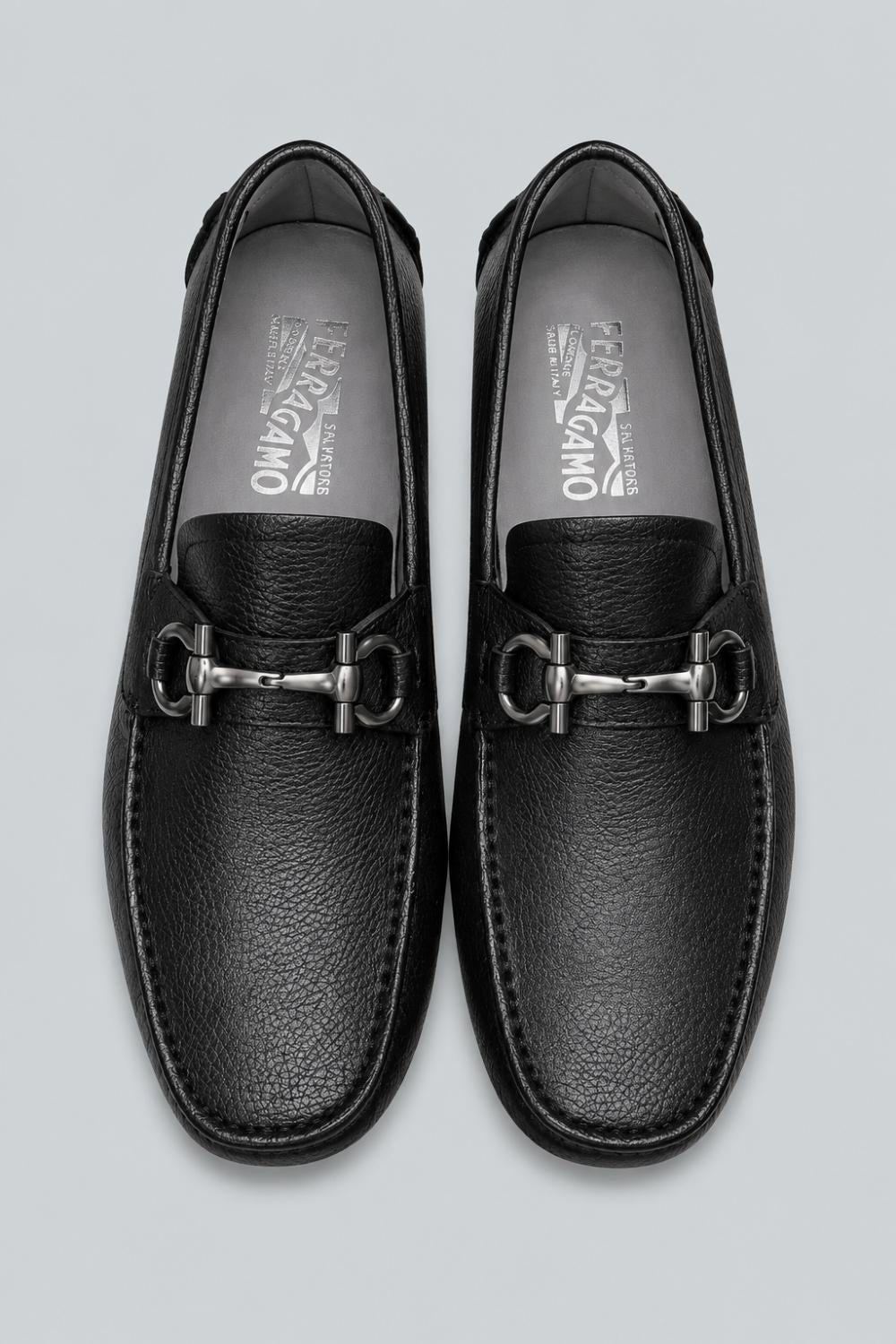 Men’s Parigi New Arizona Leather Drivers - Black - 9.5 - Loafers