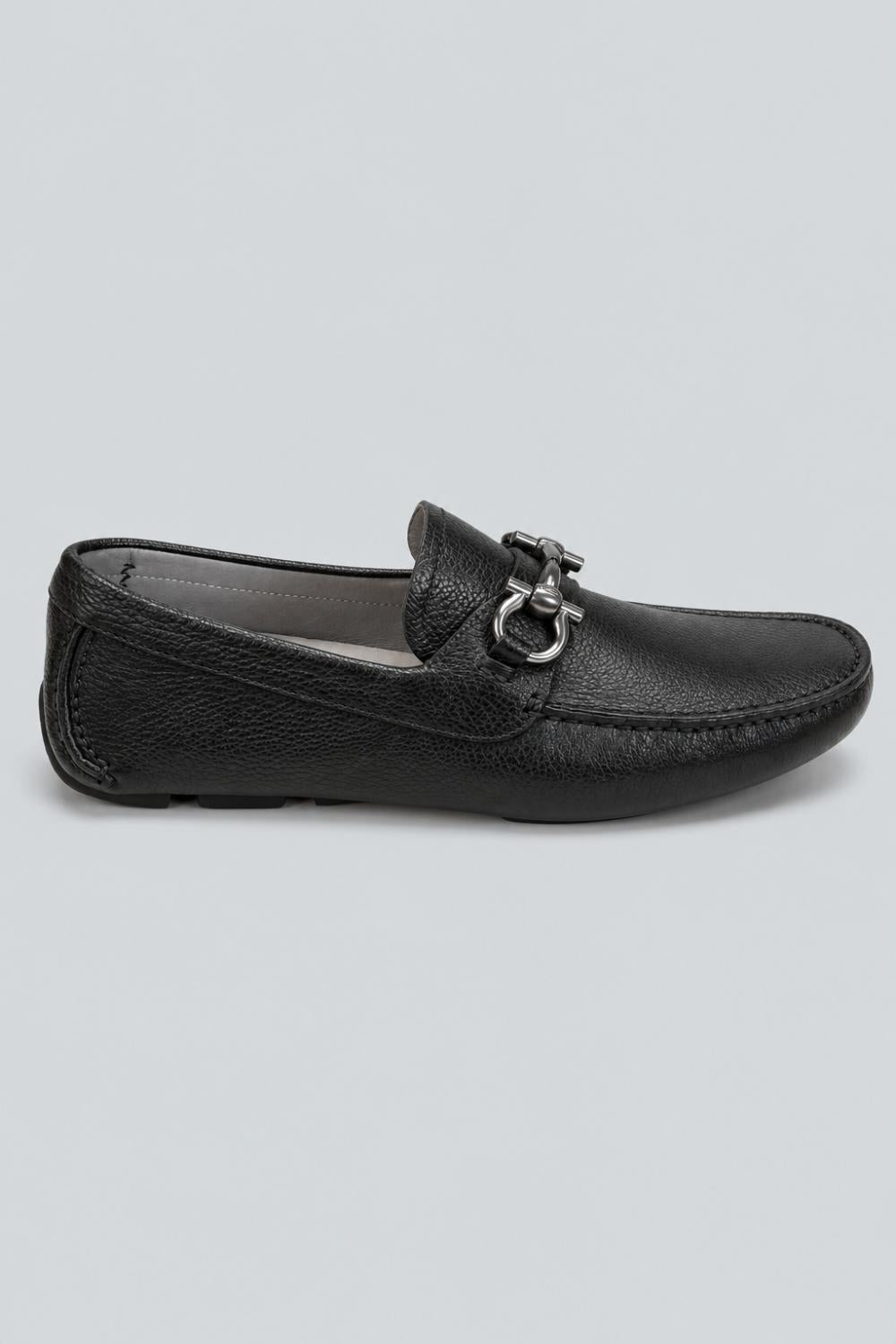 Men’s Parigi New Arizona Leather Drivers - Black - 9.5 - Loafers