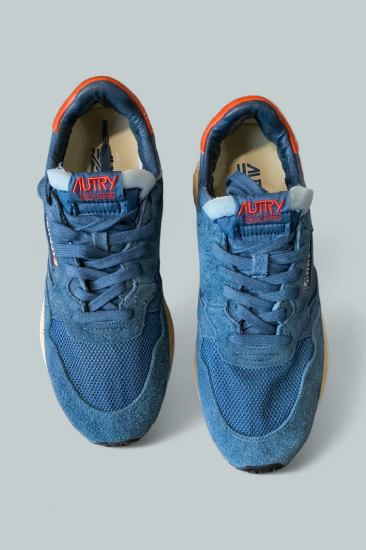Men’s Reelwind Low Man Lace Up Sneakers - Blue Red - 9US / 42EU - Sneaker
