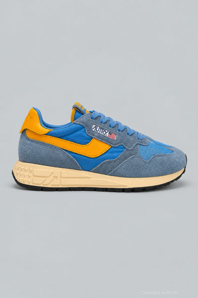 Men’s Reelwind Sneakers - Blue/Yellow - 10US / 43EU - Sneaker