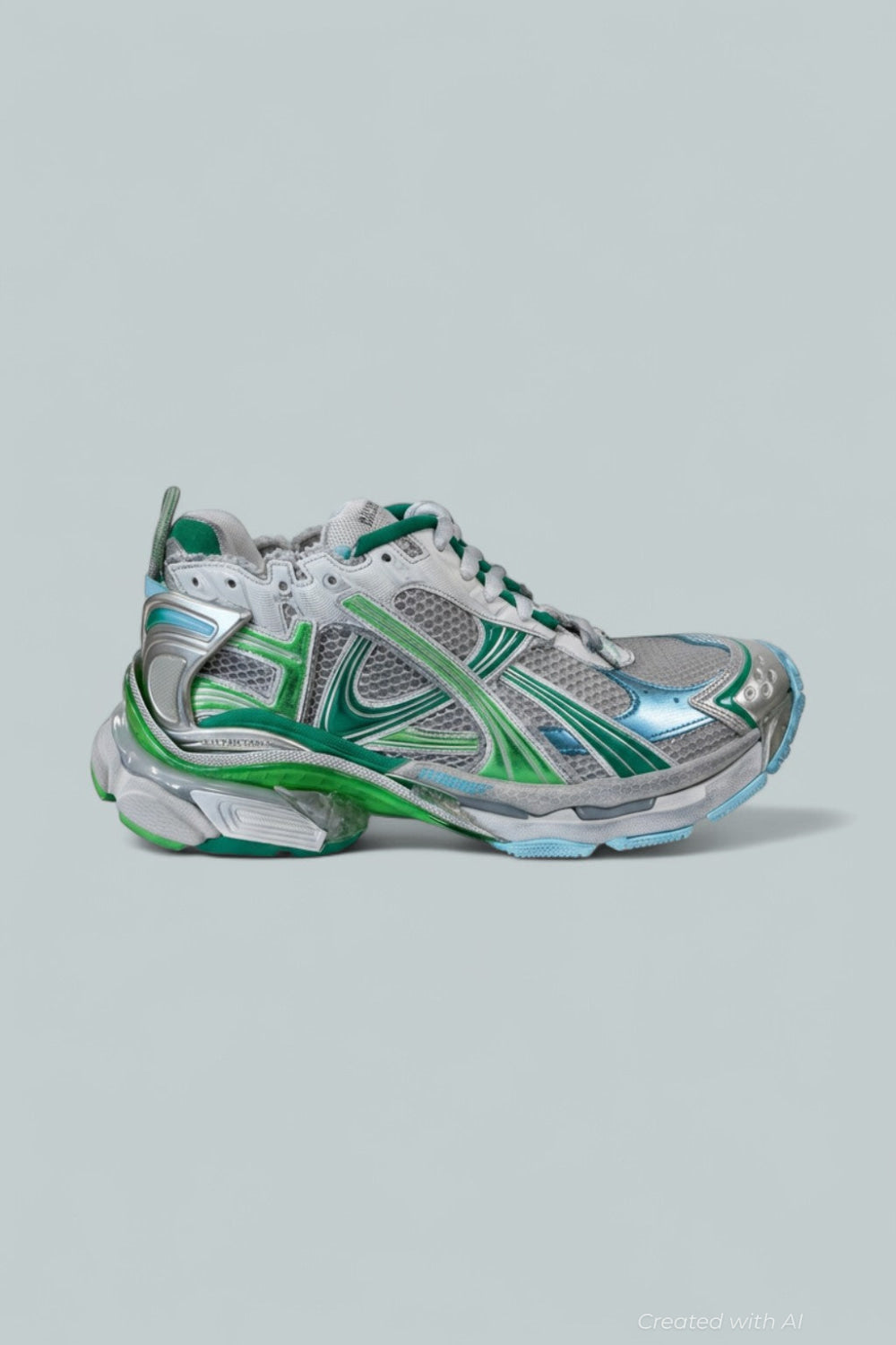 Men’s Runner Sneakers - Gris Fonce - 10US / 43EU - Sneaker