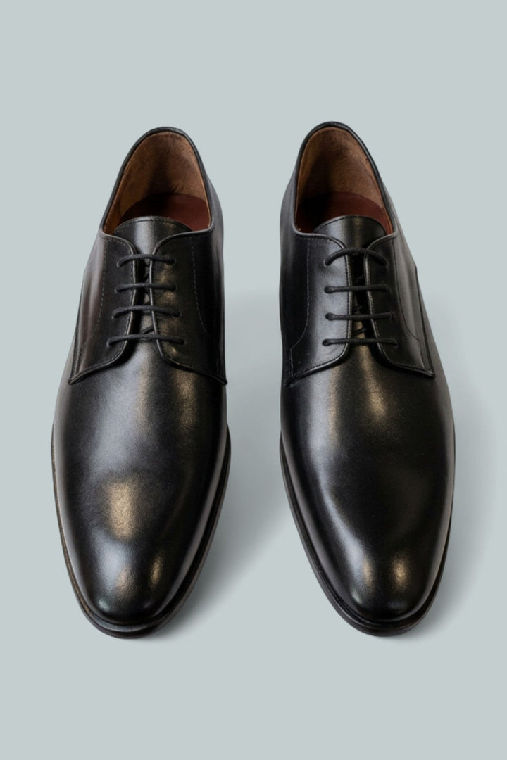 Men’s Salerno Lace Up Derby Dress Shoes - Black - Derby
