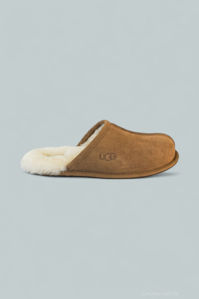 Men’s Scuff Slippers - Chesnut - Slip-On