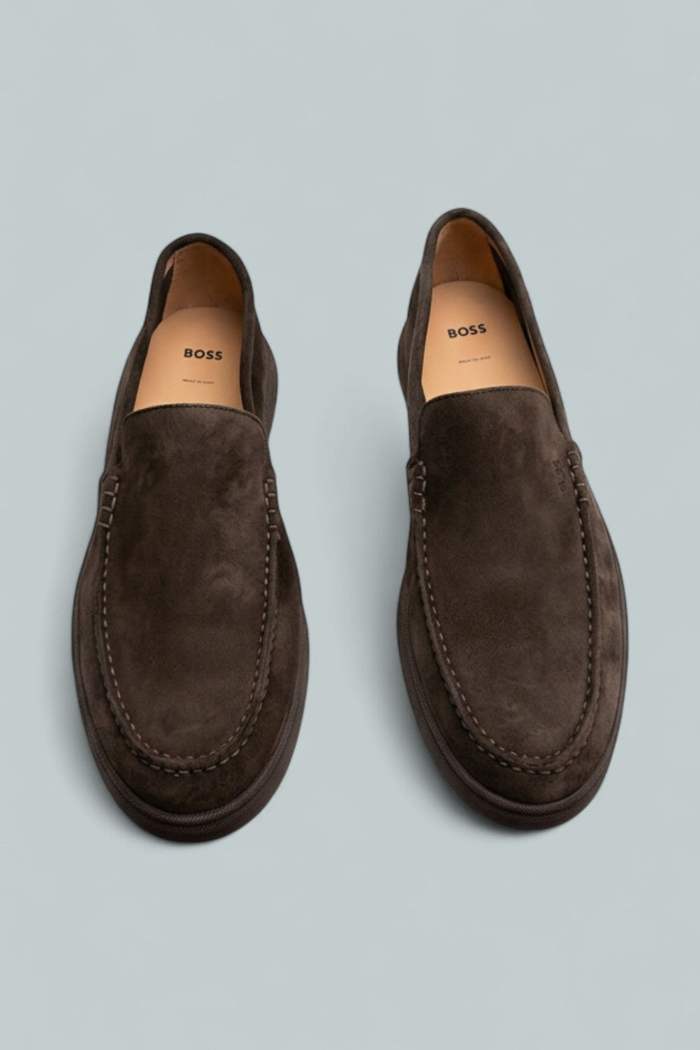 Men’s Sienne Slip On Moc Toe Loafers - Dark Brown Tonal - 12 - Loafers