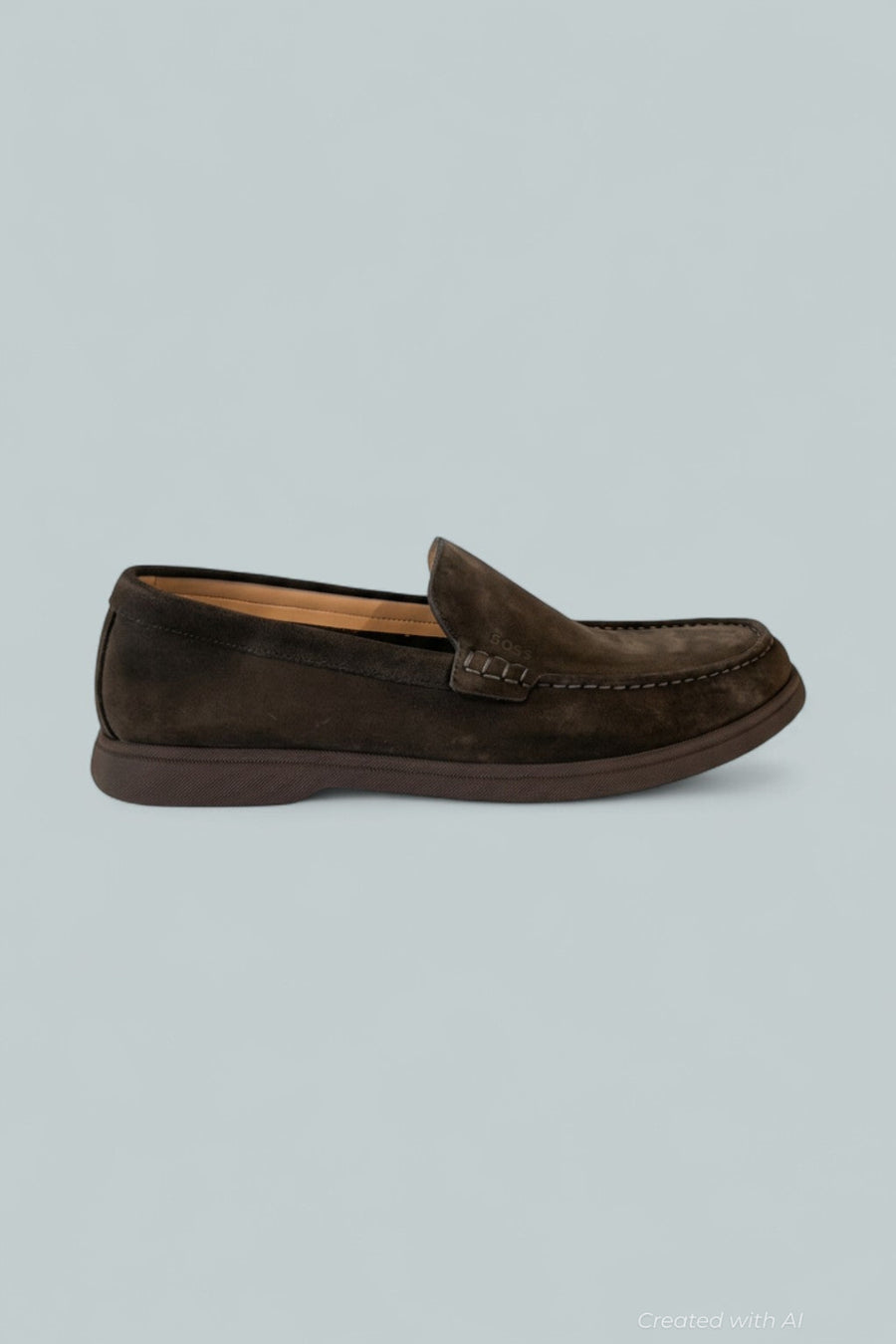 Men’s Sienne Slip On Moc Toe Loafers - Dark Brown Tonal - 12 - Loafers